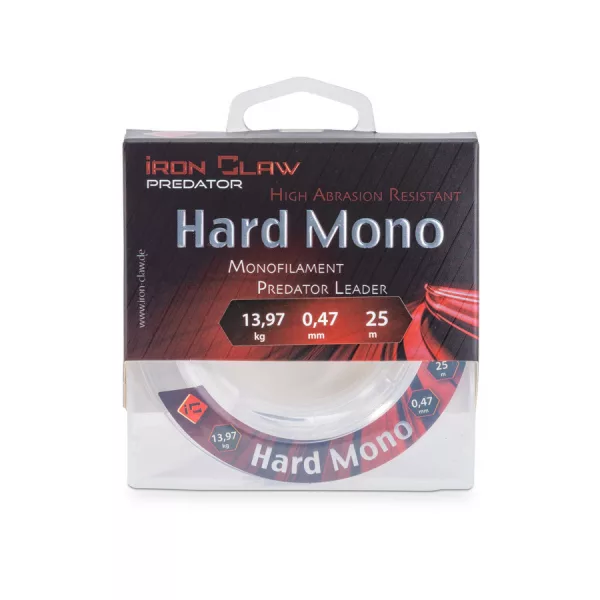 Iron Claw Hard Mono Transparent 0,60mm 25m Monofil Előkezsinór