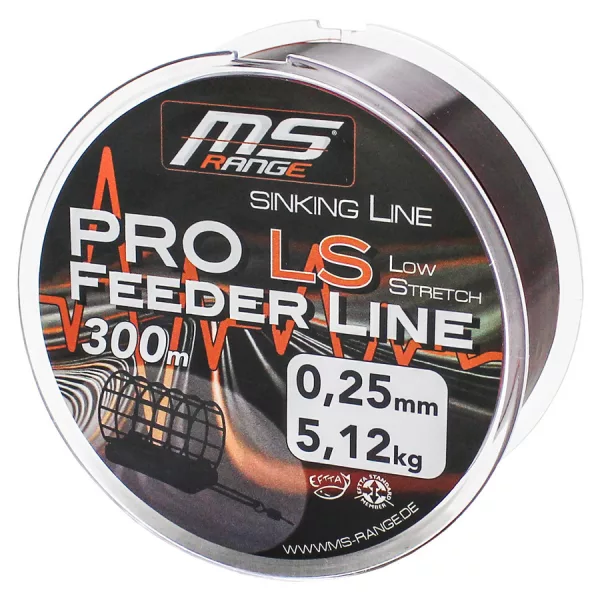 MS Range Pro LS Feeder Sárga 0,22mm 300m Süllyedő Monofil Főzsinór