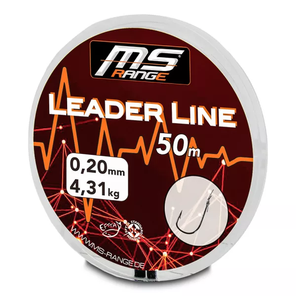 MS Range Átlátszó 0,20mm 50m Monofil Előkezsinór