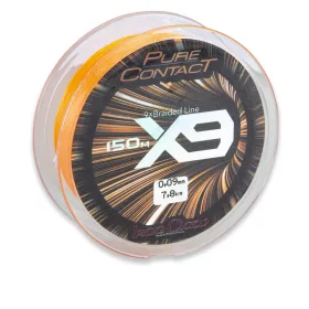   Iron Claw Pure Contact X9 Narancssárga 0,13mm 150m Fonott Főzsinór