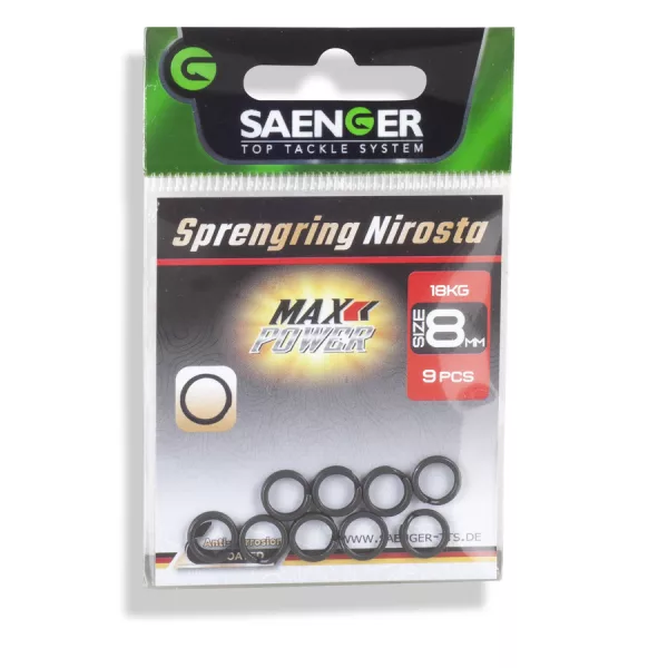Saenger Nirosta 6mm Kulcskarika 10db