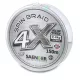 Saenger 4X Spin Braid Szürke 0,14mm 150m Fonott Főzsinór