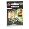 Saenger Eel 1 Lapkás, Szakállas Előkötött Horog 8db
