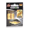 Saenger Carp Classic 10 Lapkás, Szakállas Előkötött Horog 10db