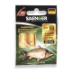 Saenger Carp Barbless 8 Lapkás, Szakáll Nélküli Előkötött Horog 10db