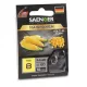 Saenger Cornhook Gold 10 Lapkás, Szakállas Előkötött Horog 10db