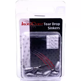 Iron Claw Tear Drop Shot Sinker Ólom 3,5gr 8db