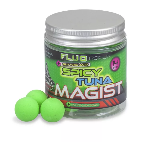 Anaconda Magist Micro Fluo 12mm Fűszeres Tonhal Pop Up 25gr