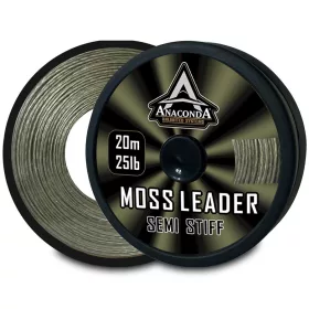 Anaconda Semi Stiff Moss Leader 25lb 20m Előkezsinór