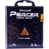 Anaconda Piercer CurveShank 4 Füles, Szakállas Pontyozó Horog 11db