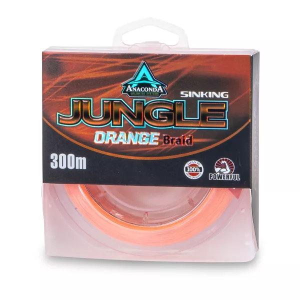Anaconda Jungle Orange Narancssárga 0,22mm 300m Süllyedő Fonott Zsinór