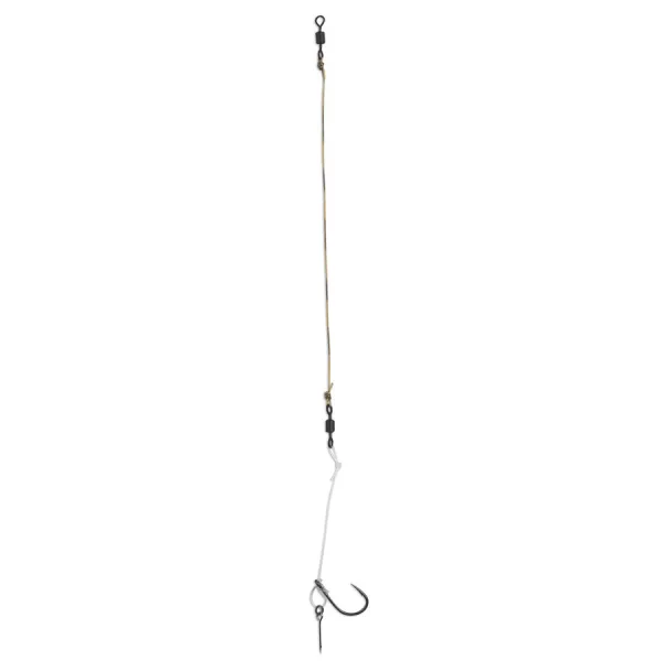 Anaconda Piercer Hinged Stiff Combi D-Rig Boilie MB 4 Füles, Szakállas Fonott Előkötött Horog 2db