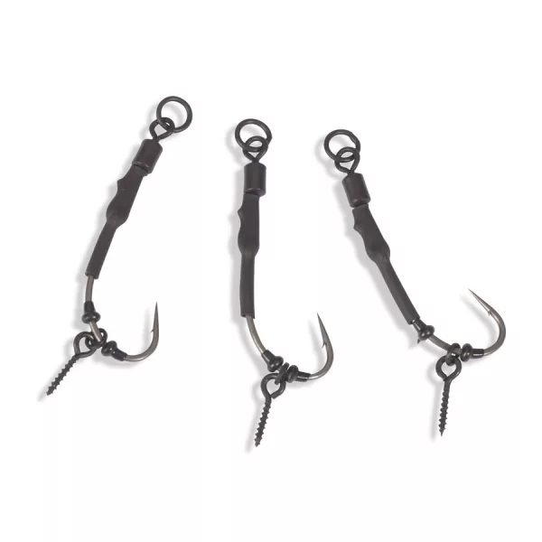 Anaconda Piercer Ronnie Rig Curve Shank 6 Füles, Szakállas Pontyozó Horog 3db