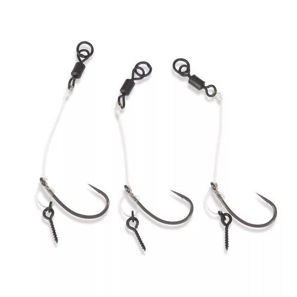 Anaconda Piercer Chod Rig Curve Shank 6 Füles, Szakállas Előkötött Pontyozó Horog 3db