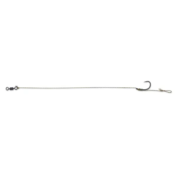 Anaconda Piercer Classic Power Carp C4 Rig 8 Füles, Szakállas Fonott Előkötött Horog 2db