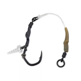  Anaconda Ready Ronnie Angle Chod Stiff Rig 2 Füles, Szakállas Előkötött Horog 3db