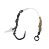 Anaconda Ready Ronnie Angle Chod Stiff Rig 4 Füles, Szakállas Előkötött Horog 3db