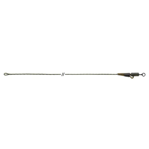 Anaconda Jungle Flexi Ring Swivel Safety Clip Leadcore Zöld 40lb 80cm Előtétzsinór 3db