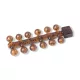 Anaconda Jungle Brown TH 6mm Gumigyöngy 24db