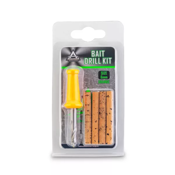 Anaconda Bait Drill Kit Orange 6mm Csalifúró Készlet