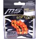 MS Range Easy Hook Boilie Fluo Narancssárga-Sárga 6mm Gumi Wafter 25db
