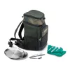 Anaconda Freelancer Prime Survival Hopper Hátizsák Hűtőtáska Funkcióval 40x30x20cm + 8 Darabos Étkészlet