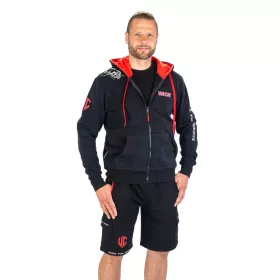 Uni Cat Team Zipper Kapucnis Pulóver S