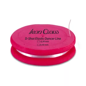 Iron Claw D-Shot Elastic Dancer Line 0,30mm 3m Előkezsinór