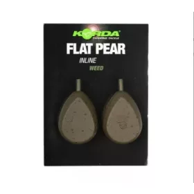 Korda Flat Pear Inline Blister Bojlis Olovo 98gr 2db