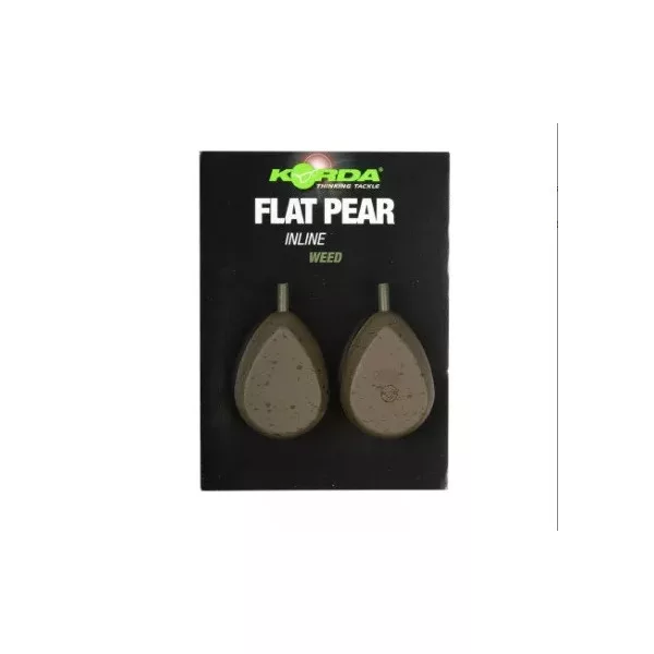Korda Flat Pear Inline Blister Bojlis Olovo 112gr 2db