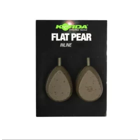 Korda Flat Pear Inline Blister Bojlis Olovo 142gr 2db