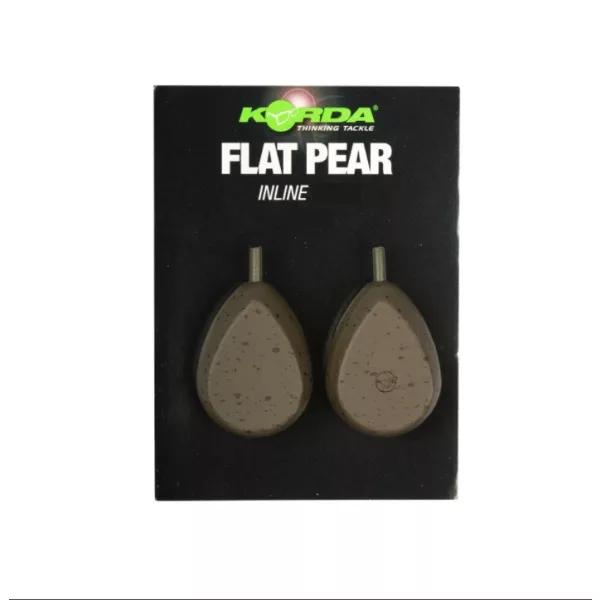 Korda Flat Pear Inline Blister Bojlis Olovo 142gr 2db