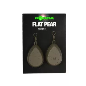Korda Flat Pear Swivel Blister Olovo za boile 70gr 2kom