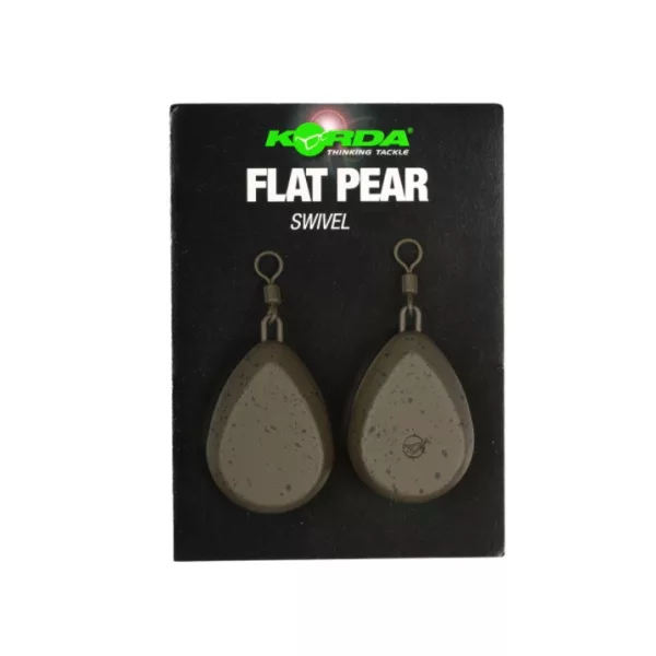 Korda Flat Pear Swivel Blister Olovo za boile 98gr 2kom