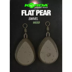 Korda Flat Pear Swivel Blister Olovo za boile 112gr 2kom