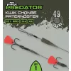 Fox Rage Predator Kwik Change Paternoster Trace 30cm Čelična predvezica s trokukom br. 6