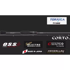   Graphiteleader Super Corto 17 GSRCS-612L-T EX Fast 1,85m 0,3-4gr Štap za varaličarenje iz 2 dijela