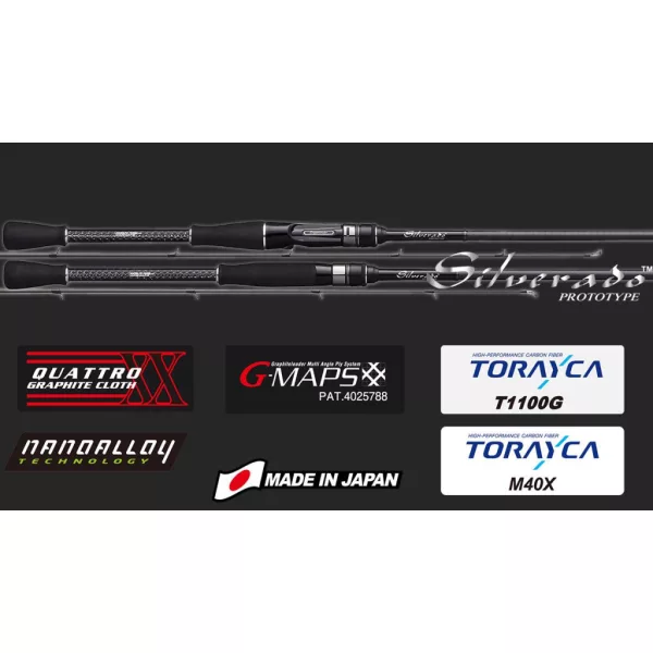 Graphiteleader Silverado Prototype 20GSILPS-792M Fast 2,36m 5-20gr 2-dijelni štap za spinning