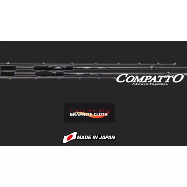 Graphiteleader Compatto GCMS-776L-TL Fast 2,31m Max 12gr 6 Részes Pergető Bot