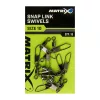 Matrix Snap Link Swivels Vrtljivi spoj 14 10kom