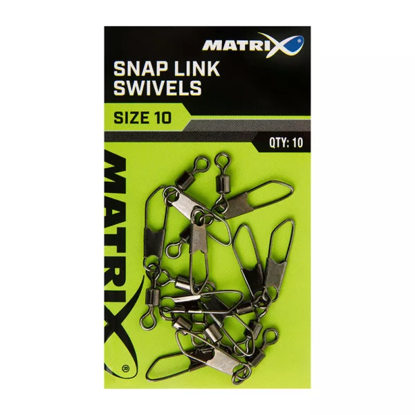 Matrix Snap Link Swivels Vrtljivi spoj 14 10kom