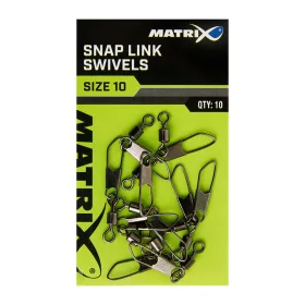 Matrix Snap Link Swivels Vrtljivi spoj 12 10kom