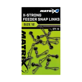   Matrix X-Strong Feeder Bead Snap Links 10 Okretna kopča 10kom