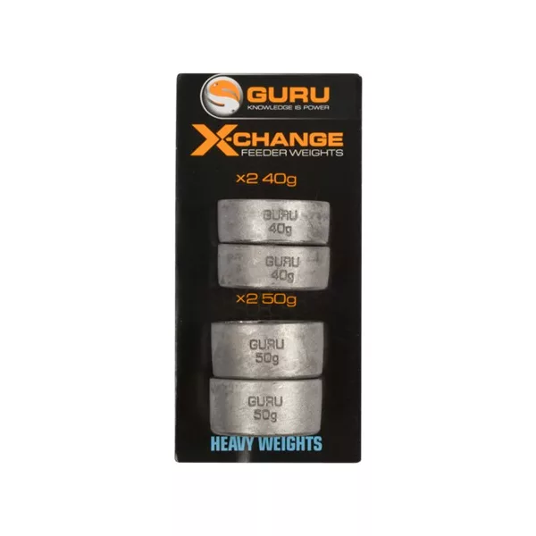 Guru X-Change Distance Feeder Pack Heavy Bočna hranilica dodatak 40+50gr - Set zamjenjivih utega