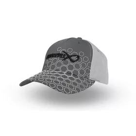 Matrix Hex Print Siva Baseball Kapa