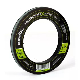   Matrix Horizon® X Tapered Leaders Matrix Horizon X Tapered Shock Leader - 8lb / 12lb (12m) x5 Monofilna struna