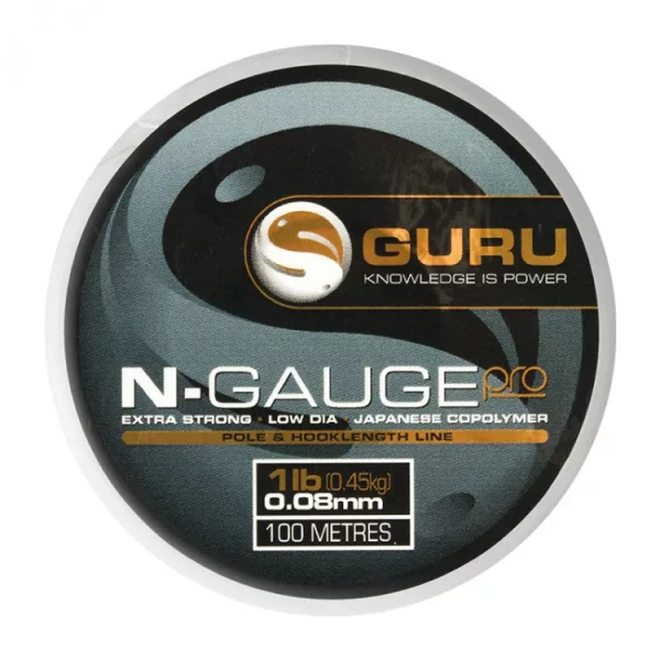 Guru N-Gauge Pro najlon - 2.0lb - 0.10mm - 100m