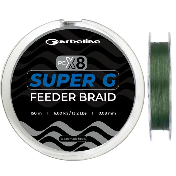 Garbolino Super G Feeder Braid 0,10mm 150m feeder upredenica / upredenica