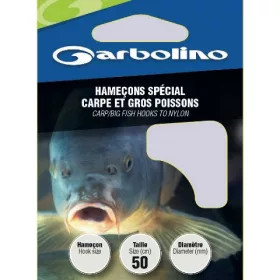   GARBOLINO CARP/BIG FISH HTN 10 (SIZE 10 LINE 0,18mm) predvezana udica
