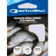 Garbolino Blue Roach Hooks To Nylon 18 S pločicom, S bradom Monofilni Predvezani Udica 10kom